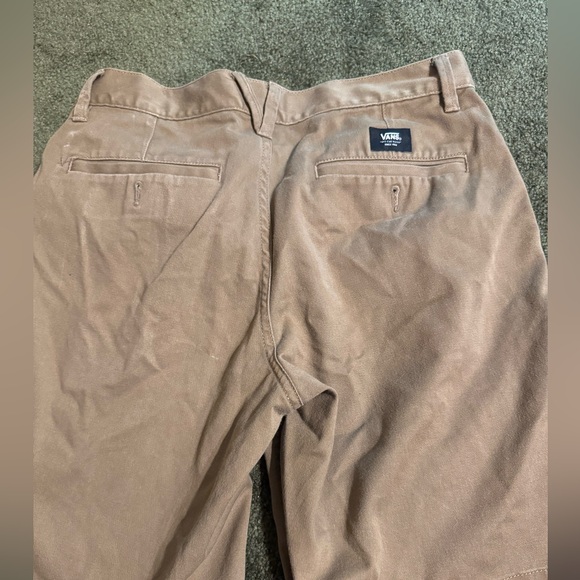 Vans Men's Tan Flat Front Shorts - Picture 3 of 3